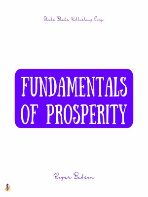 cover image of Fundamentals of Prosperity